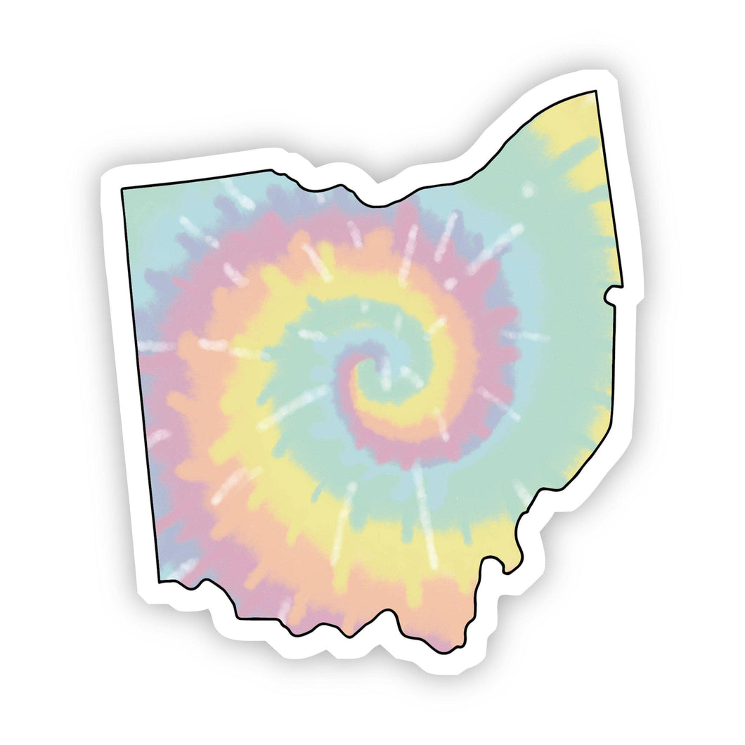 Ohio Tie Dye Sticker